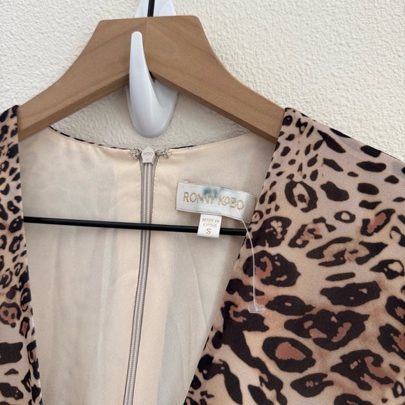 Ronny Kobo Bernadette Maxi Dress In Leopard S - Picture 6 of 10